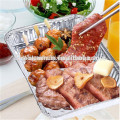 Large Outdoor aluminium foil bbq grill tray